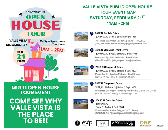 Valle Vista Open house Tour
